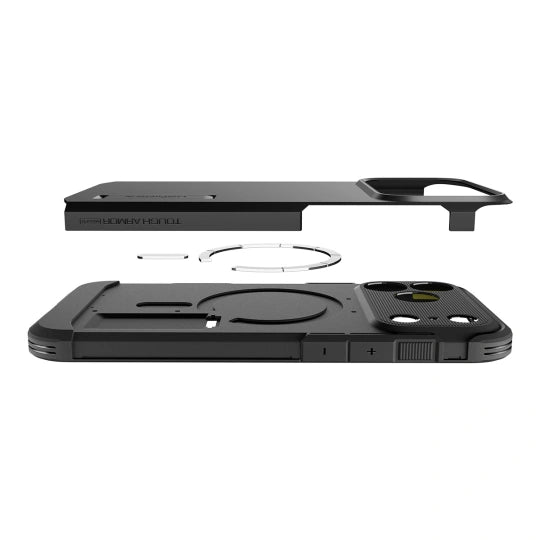 ETUI SPIGEN TOUGH ARMOR ”T” MAG MAGSAFE IPHONE 17 PRO MAX GUNMETAL SZARE