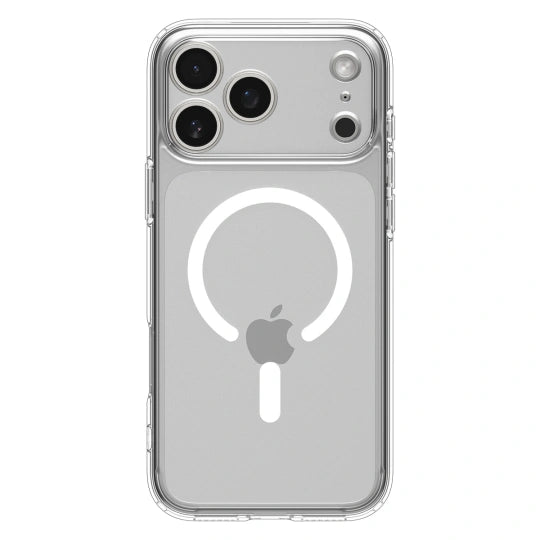 ETUI SPIGEN ULTRA HYBRID MAG MAGSAFE IPHONE 17 PRO MAX CLEAR/WHITE BIAŁE