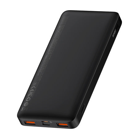 BASEUS BIPOW POWER BANK 20000MAH 20W Z SZYBKIM ŁADOWANIEM 20W USB-C USB-A CZARNY