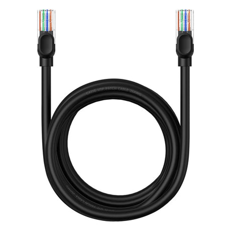 KABEL ETHERNET BASEUS HIGH SPEED CAT 5 RJ-45 1000MB/S 3M OKRĄGŁY - CZARNY