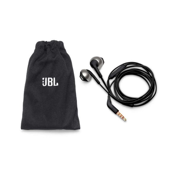 SŁUCHAWKI PRZEWODOWE JBL T205 DOUSZNE MINI JACK 3.5MM - CZARNE