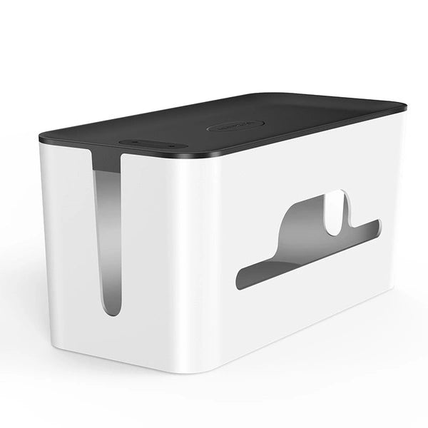 UGREEN ORGANIZER DO KABLI PUDEŁKO POJEMNIK NA LISTWY L 42,5X17,5X15,5CM CZARNO-BIAŁY (LP110)