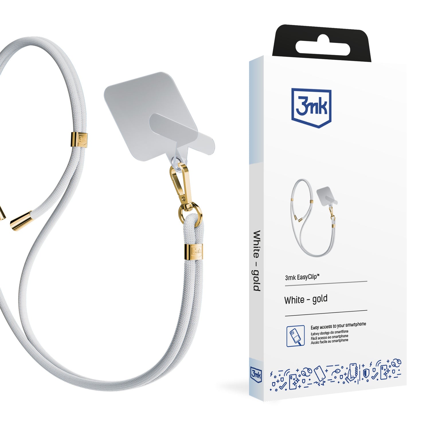 SMYCZ 3MK EASYCLIP - BIAŁA