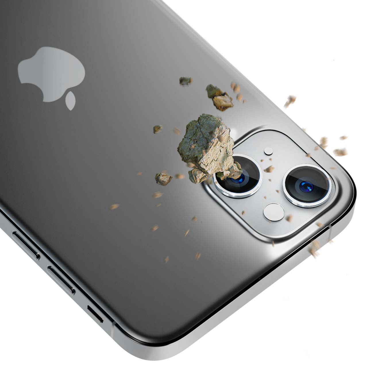 OSŁONA APARATU SZKŁO 3MK LENS PROTECTION PRO NA IPHONE 15 PLUS - SREBRNA
