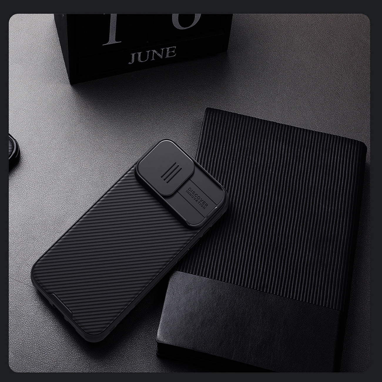 ETUI NILLKIN CAMSHIELD PRO CASE NA IPHONE 16 PRO MAX Z OSŁONĄ NA APARAT - CZARNE