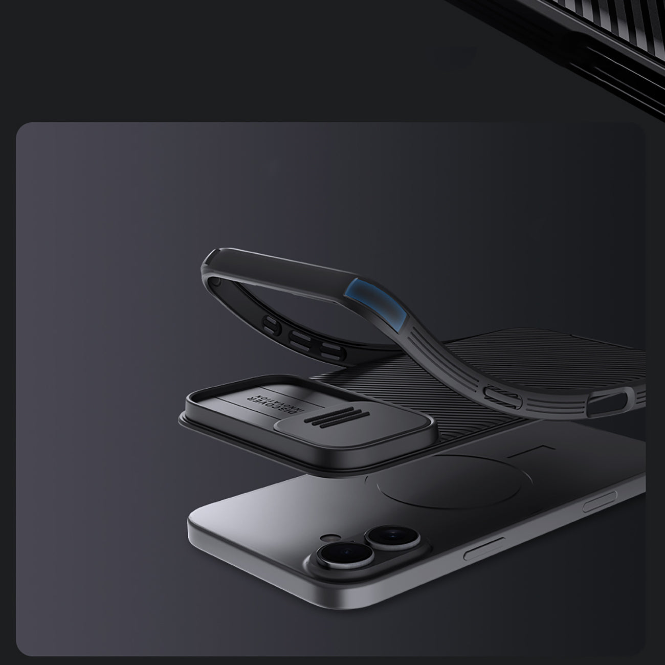 ETUI NILLKIN CAMSHIELD PRO MAGNETIC CASE NA IPHONE 16 PRO MAX - CZARNE
