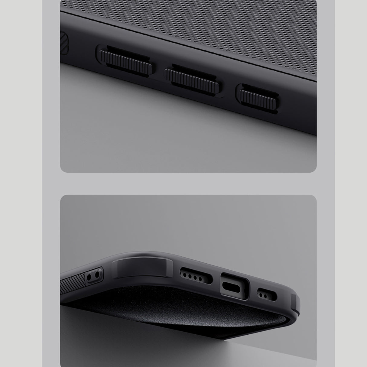 ETUI NILLKIN SUPER FROSTED SHIELD PRO NA IPHONE 16 PRO - CZARNE