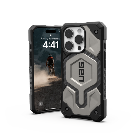 ETUI UAG MONARCH PRO Z MAGSAFE NA IPHONE 16 PRO - TYTANOWE