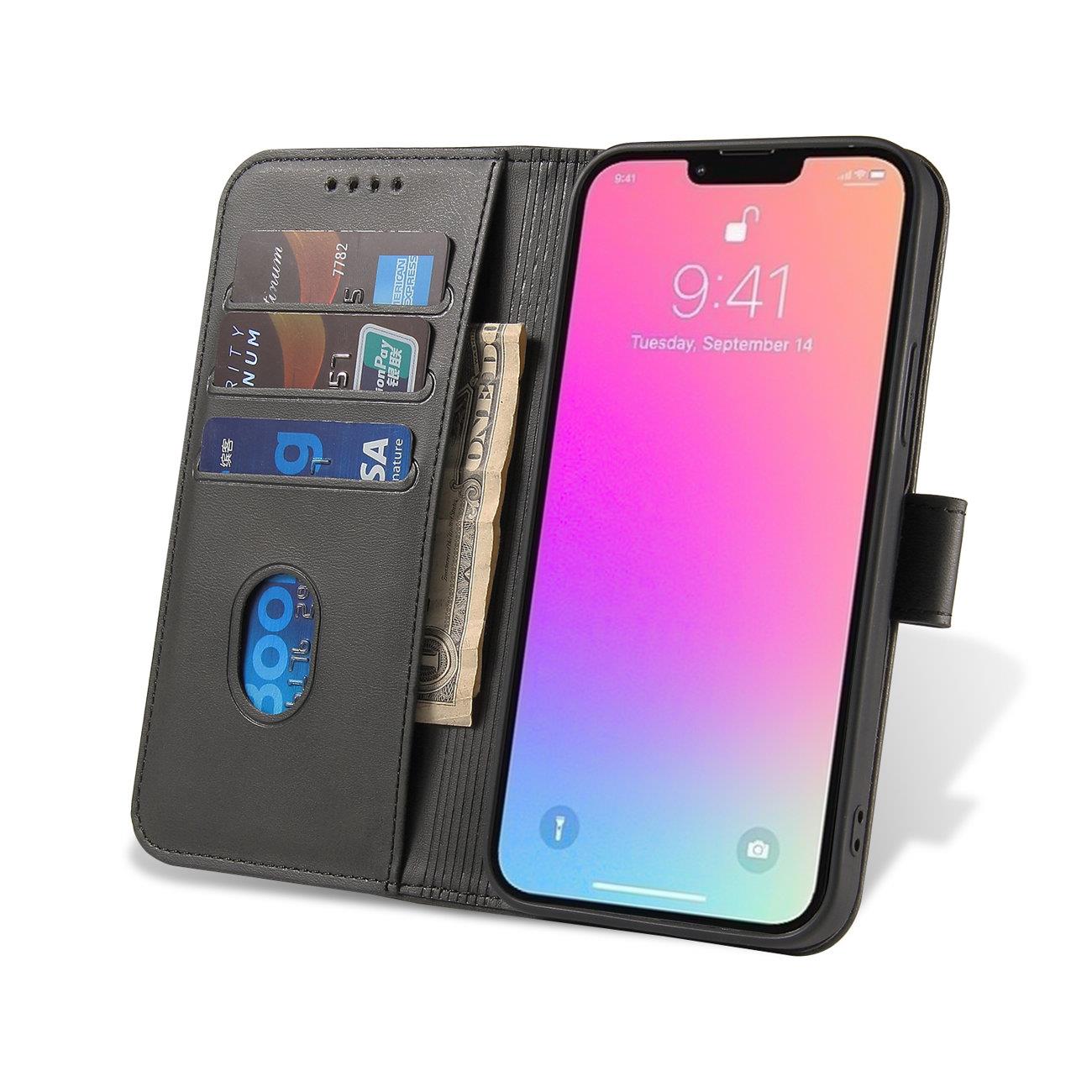 ETUI Z KLAPKĄ I PORTFELEM MAGNET CASE DO SAMSUNG S25 ULTRA - CZARNE