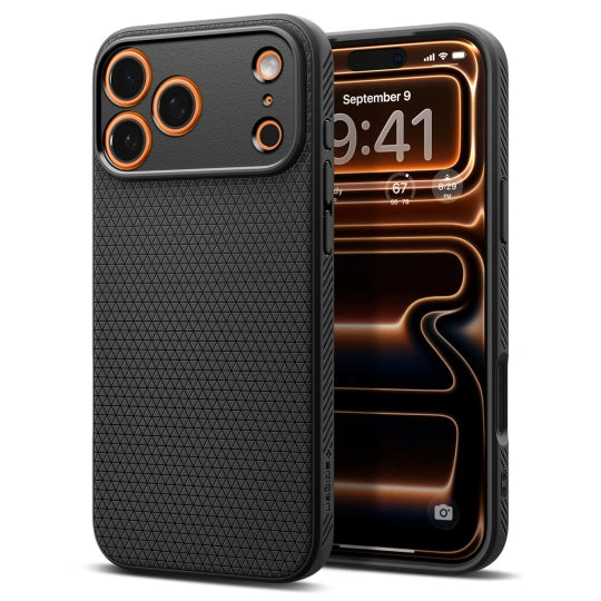 ETUI SPIGEN LIQUID AIR IPHONE 17 PRO MAX CZARNE