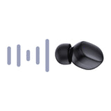 SŁUCHAWKI 3MK FLOWBUDS BLACK CZARNE