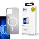 ETUI APPLE IPHONE 14 PRO MAX - 3MK FROSTY MAGCASE WHITE BIAŁE