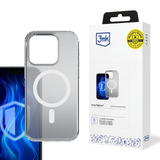 ETUI APPLE IPHONE 15 PLUS - 3MK FROSTY MAGCASE WHITE BIAŁE