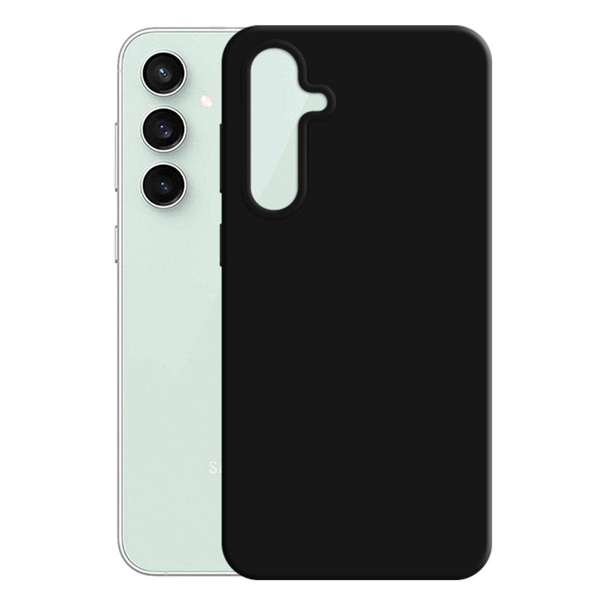 ETUI SAMSUNG GALAXY S23 FE - 3MK SILICONE CASE CZARNE