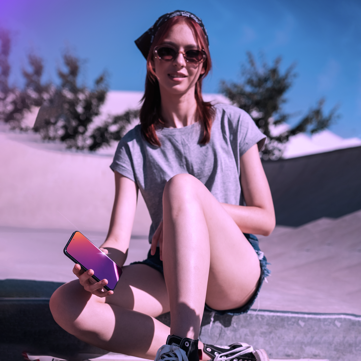 SZKŁO HARTOWANE PRYWATYZUJĄCE APPLE IPHONE 16 PLUS - 3MK RAINBOW PRIVACY