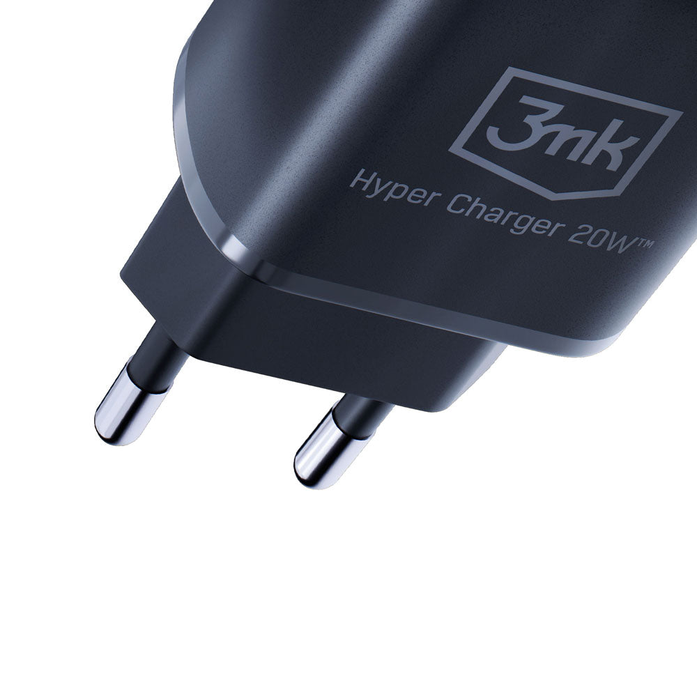 ŁADOWARKA SIECIOWA 3MK HYPER CHARGER 20W BLACK CZARNA