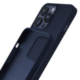 ETUI APPLE IPHONE 16 PRO MAX - 3MK SILICONE CASE DARK NAVY GRANATOWE