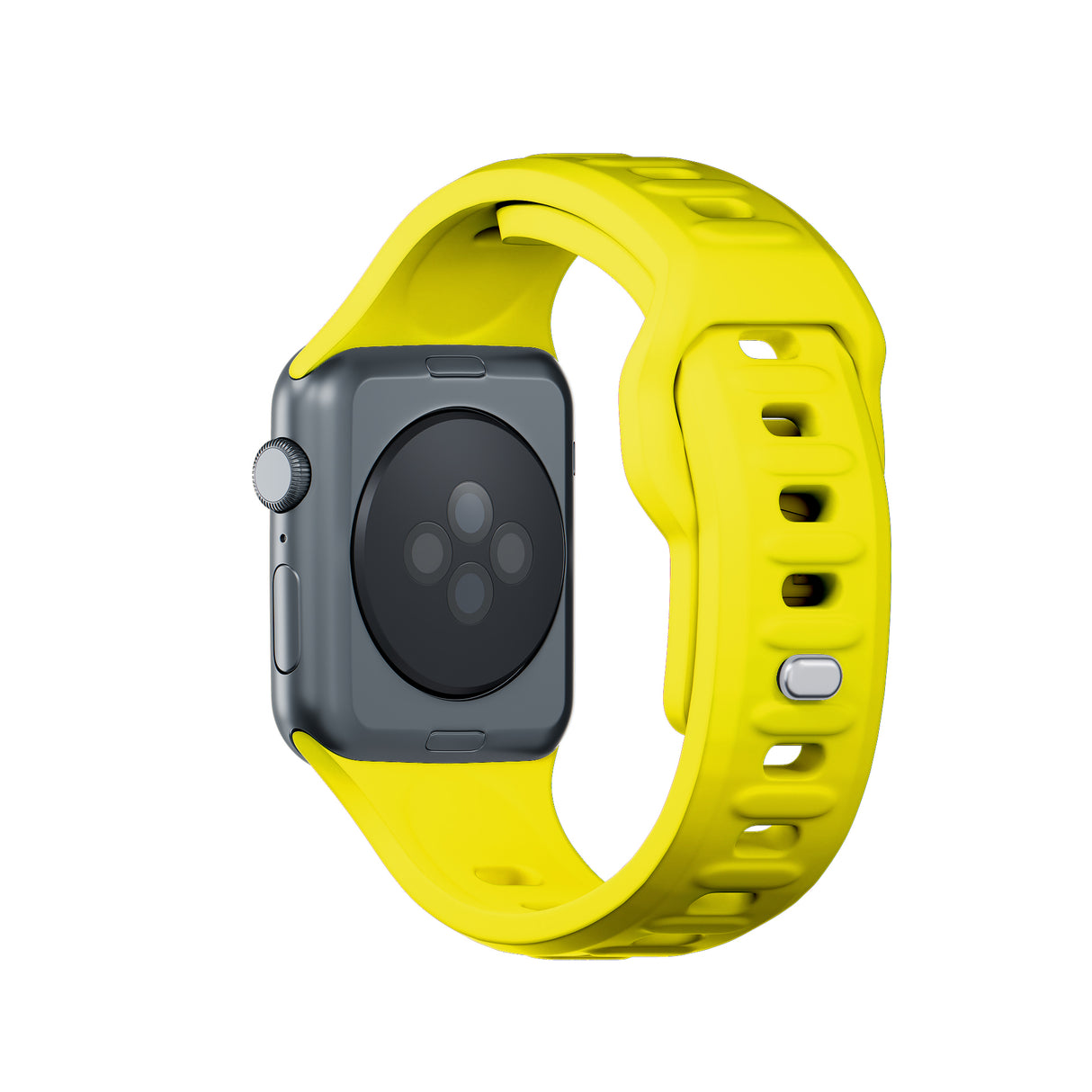 PASEK SILIKONOWY 42/44/45/46/49 MM 3MK SILICONE WATCH STRAP FOR APPLE ŻÓŁTY