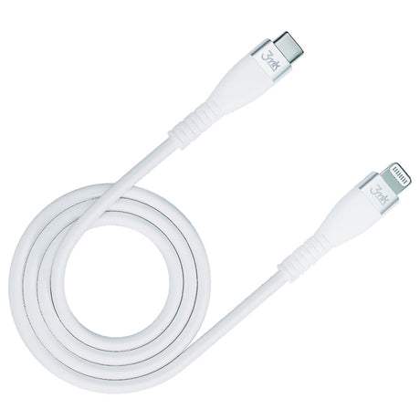 KABEL 3MK HYPER TYPE-C DO LIGHTNING 20W 3A BIAŁY