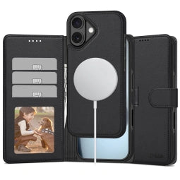 ETUI OTWIERANE TECH-PROTECT WALLET MAGSAFE IPHONE 17 CZARNE