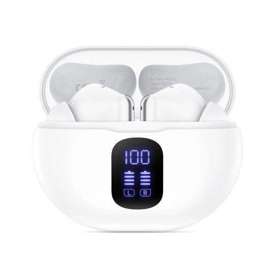 SŁUCHAWKI TECH-PROTECT ULTRABOOST TWS EARPHONE PRO G2 WHITE BIAŁE