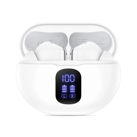 SŁUCHAWKI TECH-PROTECT ULTRABOOST TWS EARPHONE PRO G2 WHITE BIAŁE