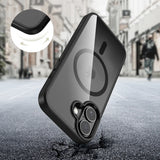ETUI TECH-PROTECT MAGMAT MAGSAFE IPHONE 17 TRANSPARETNO CZARNE