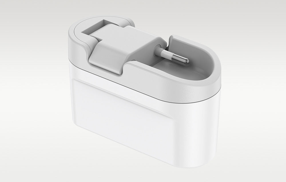 ŁADOWARKA Z LAMPKĄ BUDI 326DE 2XUSB-C 40W BIAŁA