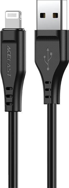 KABEL USB DO LIGHTINING ACEFAST C3-02, MFI, 2.4A, 1.2M CZARNY ACEFAST