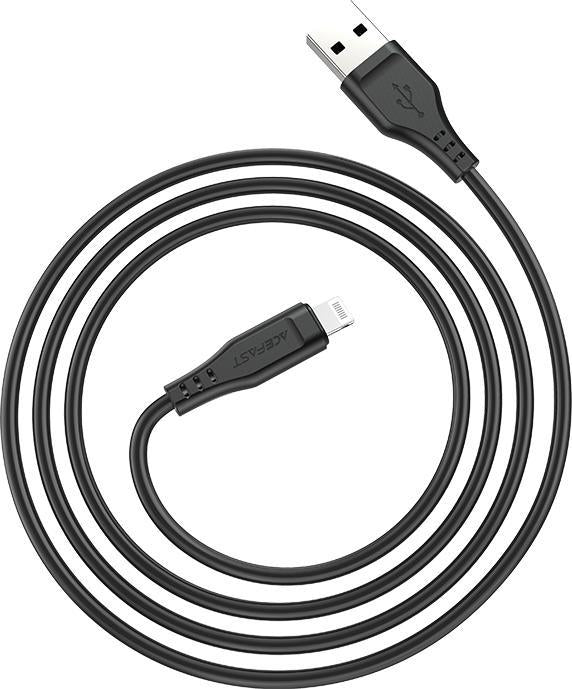 KABEL USB DO LIGHTINING ACEFAST C3-02, MFI, 2.4A, 1.2M CZARNY ACEFAST