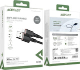 KABEL USB DO LIGHTINING ACEFAST C2-02, MFI, 2.4A, 1.2M CZARNY ACEFAST