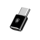 BASEUS ADAPTER OTG MICRO USB - USB-C CZARNY