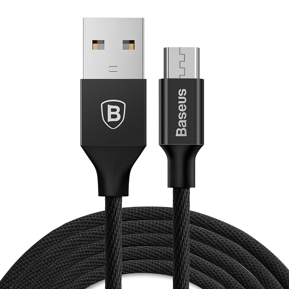 BASEUS KABEL YIVEN USB - MICRO USB 1,5 M 2A CZARNY