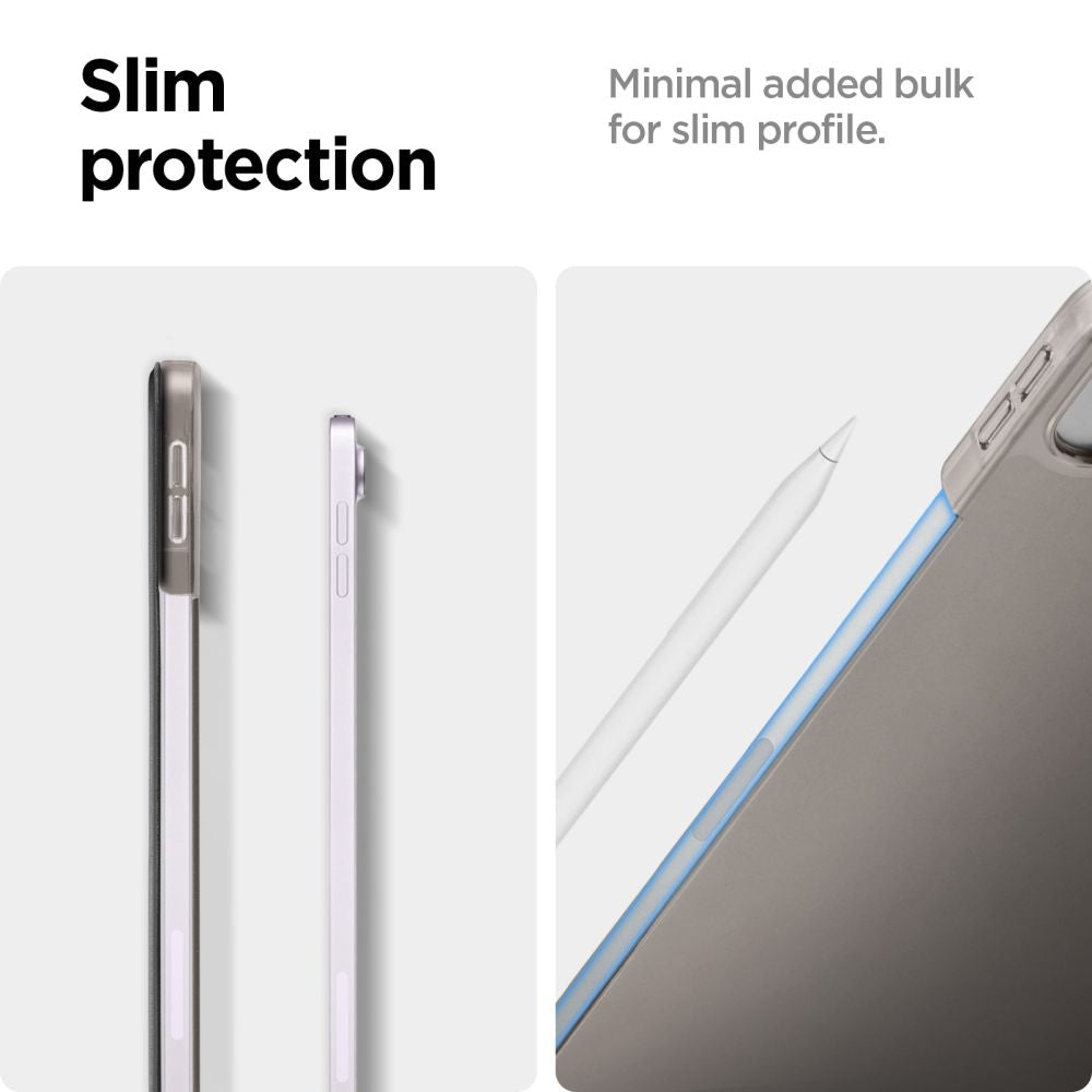 ETUI SPIGEN SMART FOLD IPAD AIR 13” 1 / 2 / 2024-2025 BLACK CZARNE