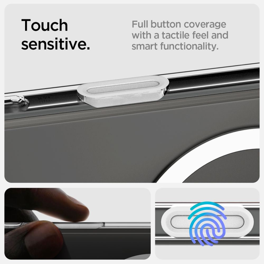 ETUI SPIGEN ULTRA HYBRID ”T” MAG MAGSAFE IPHONE 16 PRO BIAŁE