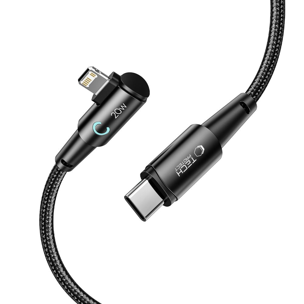 KABEL TECH-PROTECT ULTRABOOST ”L” LIGHTNING CABLE PD20W/3A 100CM SZARY