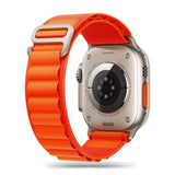 PASEK TECH-PROTECT NYLON PRO APPLE WATCH 6 / 7 / 8 / 9 / 10 / SE / ULTRA 1 / 2 (44 / 45 / 46 / 49 MM) ORANGE POMARAŃCZOWY