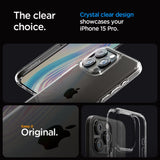 ETUI SPIGEN ULTRA HYBRID IPHONE 15 PRO CRYSTAL CLEAR TRANSPARETNE