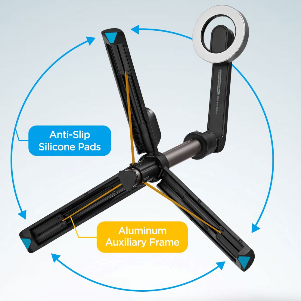 SELFIE STICK TRIPOD SPIGEN S571W MAGSAFE BLUETOOTH CZARNY