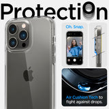 ETUI SPIGEN ULTRA HYBRID IPHONE 14 PRO TRANSPARENTNE