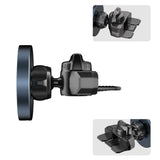 UCHWYT SAMOCHODOWY Z ŁADOWANIEM INDUKCYJNYM TECH-PROTECT MM15W-V5 MAGNETIC MAGSAFE CD & VENT CAR MOUNT WIRELESS CHARGER 15W CZARNY
