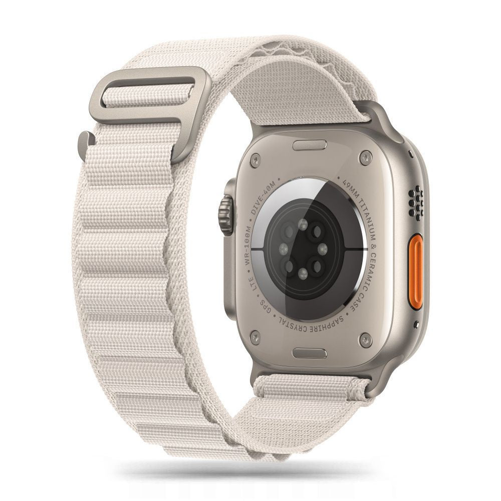 PASEK TECH-PROTECT NYLON PRO APPLE WATCH 6 / 7 / 8 / 9 / 10 / SE / ULTRA 1 / 2 (44 / 45 / 46 / 49 MM) MOUSY SZARY