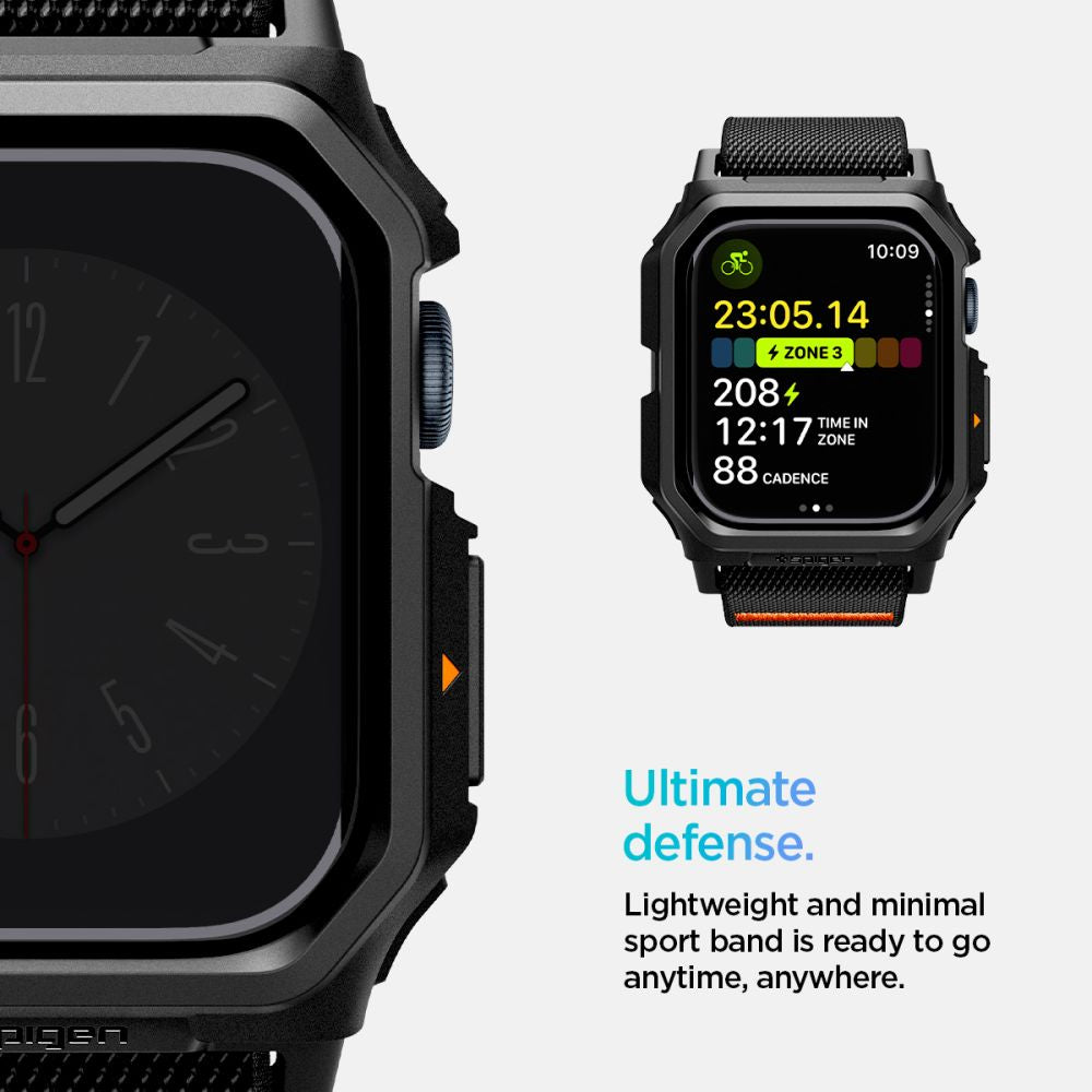 PASEK SPIGEN LITE FIT ”PRO” APPLE WATCH 10 (46 MM) MATTE BLACK CZARNY
