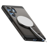 ETUI SPIGEN TOUGH ARMOR MAGSAFE SAMSUNG GALAXY S25 ULTRA SZARE