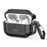 ETUI NA SŁUCHAWKI TECH-PROTECT ROUGH HOOK APPLE AIRPODS PRO 1 / 2 BLACK CZARNE