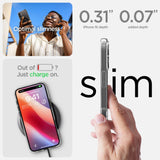 ETUI SPIGEN ULTRA HYBRID MAG MAGSAFE IPHONE 16 TRANSPARETNO CZARNE