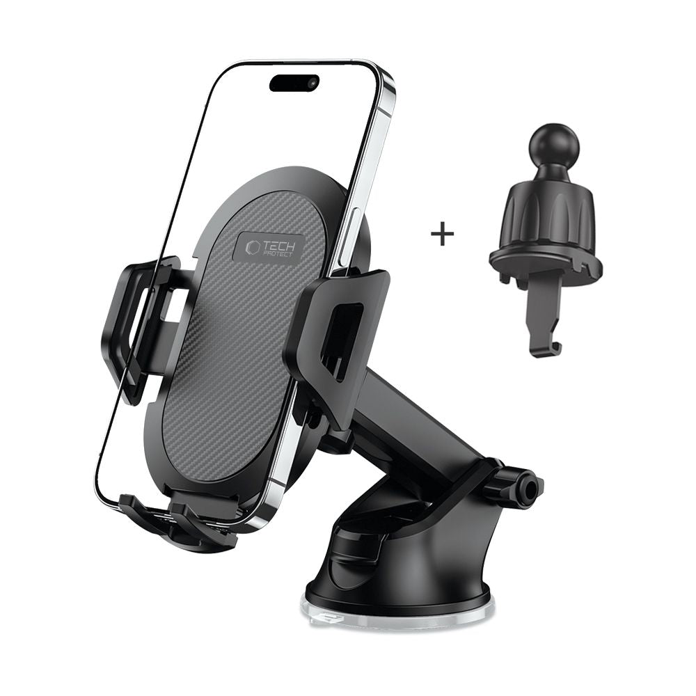 UCHWYT SAMOCHODOWY TECH-PROTECT V5 UNIVERSAL DASHBOARD & VENT CAR MOUNT BLACK CZARNY