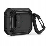 ETUI NA SŁUCHAWKI TECH-PROTECT X-CARBO APPLE AIRPODS PRO 1 / 2 CZARNE