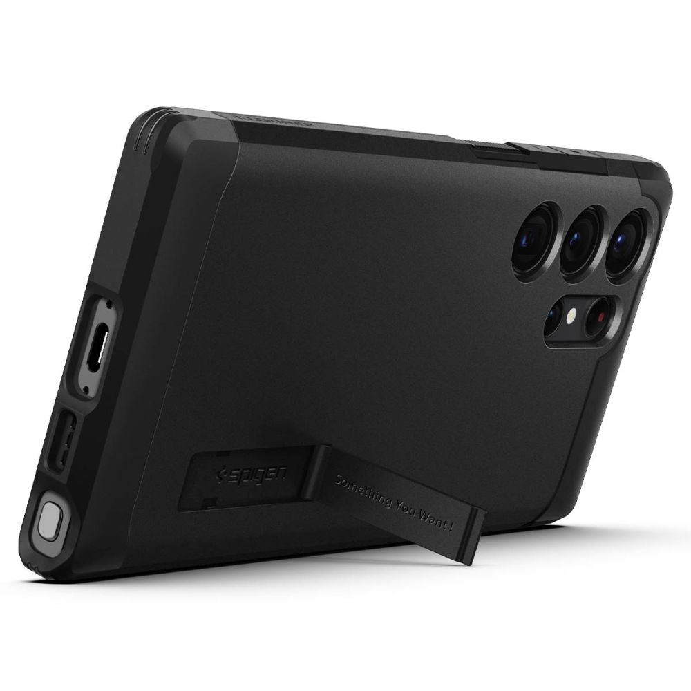 ETUI SPIGEN TOUGH ARMOR SAMSUNG GALAXY S23 ULTRA BLACK CZARNE