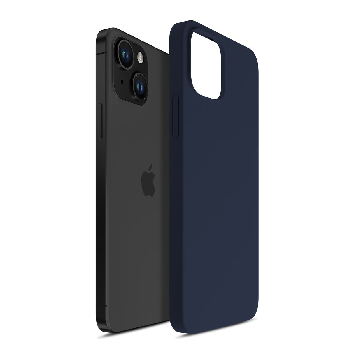 ETUI APPLE IPHONE 15 - 3MK SILICONE CASE DARK NAVY GRANATOWE